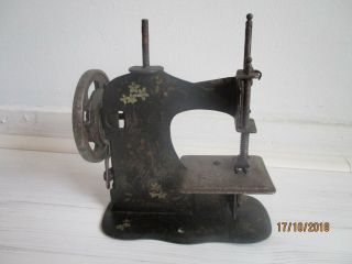 Antique Muller No.  6 Toy sewing machine Bird of Paradise 1910 4