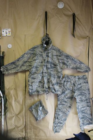 Military Issue Abu Digital Dakota Mrs Rain Suit W Pouch C Pic Small