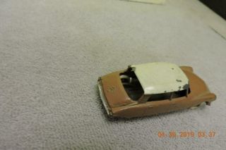 Vintage Citroen DS - 19 Slush White Die Cast Metal Toy Car Miniature Eria France 3