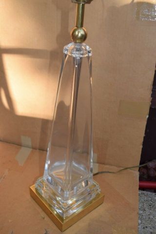 Vintage Chapman 1988 Glass table lamp 4
