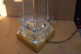 Vintage Chapman 1988 Glass table lamp 6
