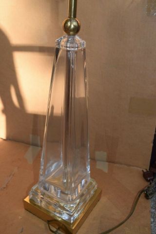 Vintage Chapman 1988 Glass table lamp 7