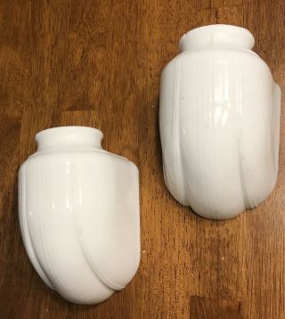 Antique Vintage Milkglass White Art Deco Bathroom Vanity Globe Light Fixtures