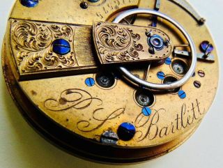Waltham American Watch Co Antique P S Bartlett Rare No 216575 Movement