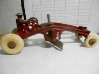 Vintage Kenton Toy Cast Iron Road Grader