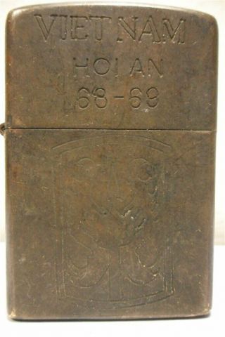 Vietnam War Zippo Lighter Hoi An 68 69 Vintage