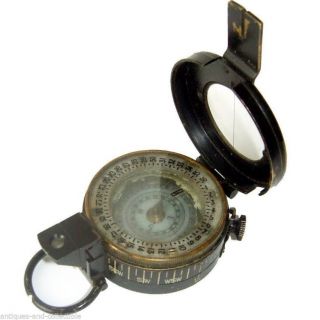 British Mk Iii 42 Military Prismatic Compass Wwii Period