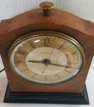 Hammond Chronmaster Vintage 1930,  s - 40,  s Electric Spin Start Mantle Clock 2