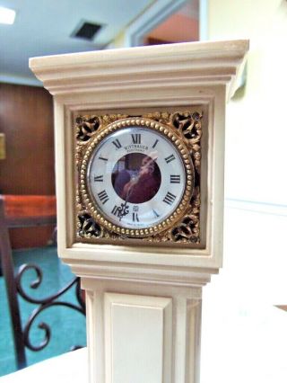 Wittnauer Rare Salesman Miniature Grandfather Clock Bakelite Store Display 1960