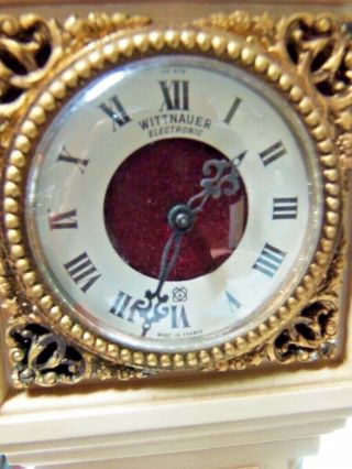 Wittnauer Rare Salesman Miniature Grandfather Clock Bakelite store Display 1960 3