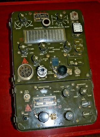 Wwii Radio Receiver And Transmitter Model Bc - 1306 Rauland Corp.