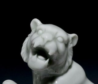 A Set Of Rare Chinese 12 Animals Zodiacs White Glaze Porcelain Statues 069GD 7