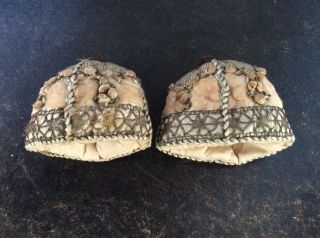 Antique Embroidered Egg Cosies