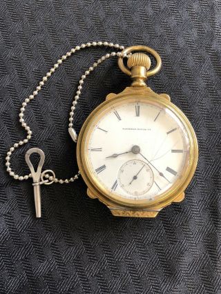 1871 Elgin Size 18 11 Jewels Model 1 Pocket Watch