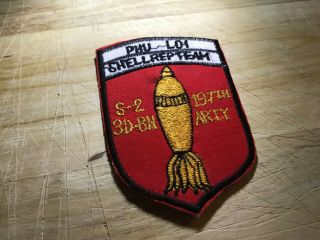 Cold War/Vietnam? US ARMY PATCH - Phu Loi 197th ARTY S - 2 3d BN BEAUTY 5