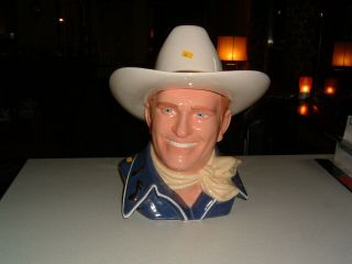 Rare Very Limited Edition Gene Autry Cookie Jar 140 Of 1,  000