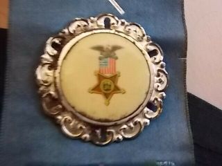 1915 CIVIL WAR GAR CALIFORNIA & NEVADA DELEGATE BADGE,  SAN JOSE 3