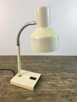 Vintage Anglepoise Model 99 Cream Goose Neck Desk Lamp.