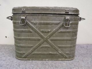 1979 Us Military Mermite Aluminum Insulated Hot/cold Food Can Container