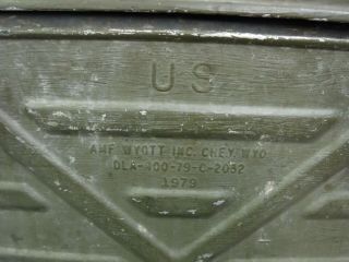 1979 US Military Mermite Aluminum Insulated Hot/Cold Food Can Container 2