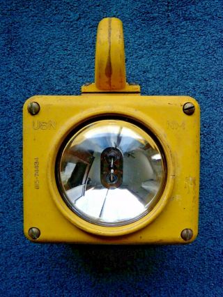 Vintage U.  S.  Navy Dive Light Lantern