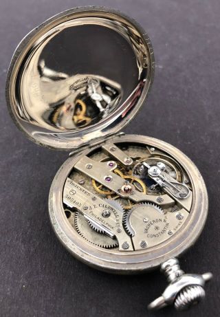 1907 - 10 Vacheron & Constantin 14s Pocket Watch Caldwell Philadelphia Running OF 4