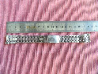 Vintage Antique Old Steel Gay Freres Certina Ds Watch Band Bracelet Dated 2/64