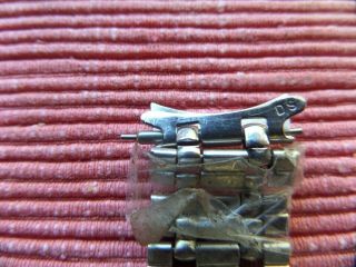 VINTAGE ANTIQUE OLD STEEL GAY FRERES CERTINA DS WATCH BAND BRACELET DATED 2/64 4