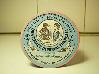 Rare Ad French Imperial Toothpaste Card Box 1900 Dentist African Colonial Dose