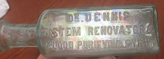 Dr.  Dennis System Renovator & Blood Purifying Syrup Bottle 5 