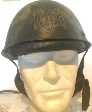 Italian Paratrooper Helmet M.  42 R,  S,  I,  1943/45