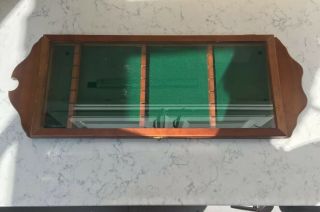 Early C20th Glass Display Case Cabinet - For Jewellery Or Cutlery
