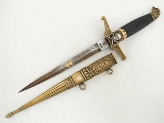 Hungarian Officer ' s Dagger WW2 paratrooper Air Force Sword Knife RARE EX,  1943 2