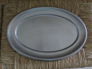 Vintage Vollrath Stainless Steel Serving Platter Tray Usn Military