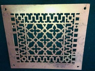 Vintage Aab Anglo American Brass Co.  Heat Register Wall Floor Grate Vent
