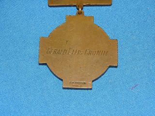 WWI Medal of Honor Legion 2nd Class,  Named: Gerald Ellis Cronin (C14) 4