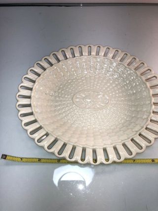 19th century Wedgwood Creamware Plate 8 1/2” Platter Minty 2