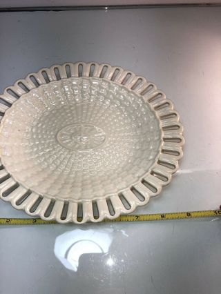19th century Wedgwood Creamware Plate 8 1/2” Platter Minty 3