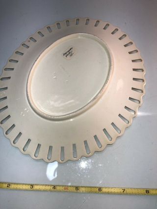 19th century Wedgwood Creamware Plate 8 1/2” Platter Minty 4