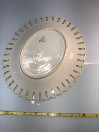 19th century Wedgwood Creamware Plate 8 1/2” Platter Minty 5