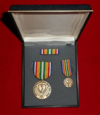 Merchant Marine Medal Set - Mediterranean - Middle East War Zone