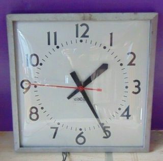 Shop Find Standard Co.  Vintage Rectangle Bubble Glass / Metal Wall Clock