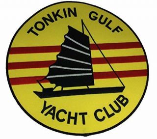 Large Usn Navy Tonkin Gulf Yacht Club Vietnam Vet Patch Seventh 7th Fleet Junk