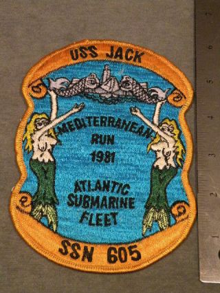 Us Navy Submarine Patch,  Uss Jack