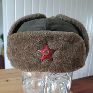Wwii Red Army M40 Winter Cap