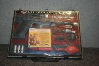 Vintage Topper Toys Multi - Pistol 09 Secret Agent Set In Case W/instructions Usa