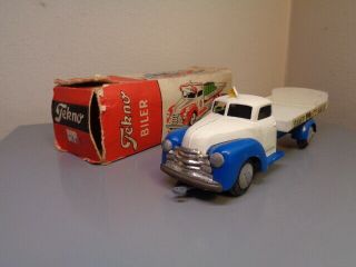 TEKNO 740 VINTAGE 1950 ' S DODGE MILK DELIVERY TRUCK SMØR MÆLK VERY RARE VG 3