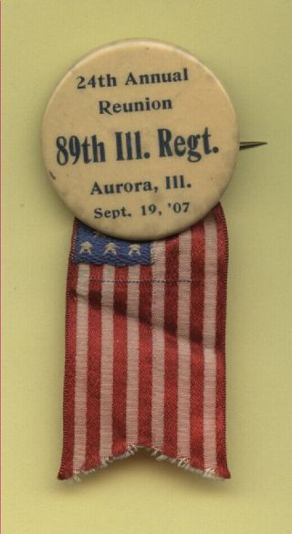 1907 Aurora 89th Illinois Regiment