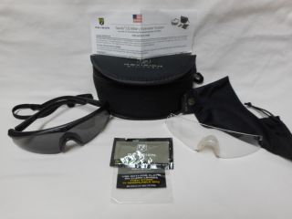 Revision Sawfly Glasses Military Kit,  Apel,  Clear And Smoke Lens,  Size: Regular