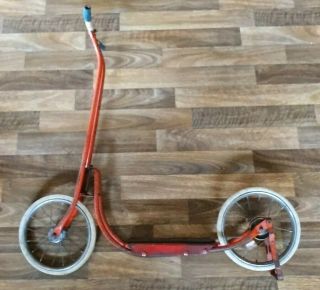 Rare Large 32 " Tall Vintage Triang Toy Scooter 1950 